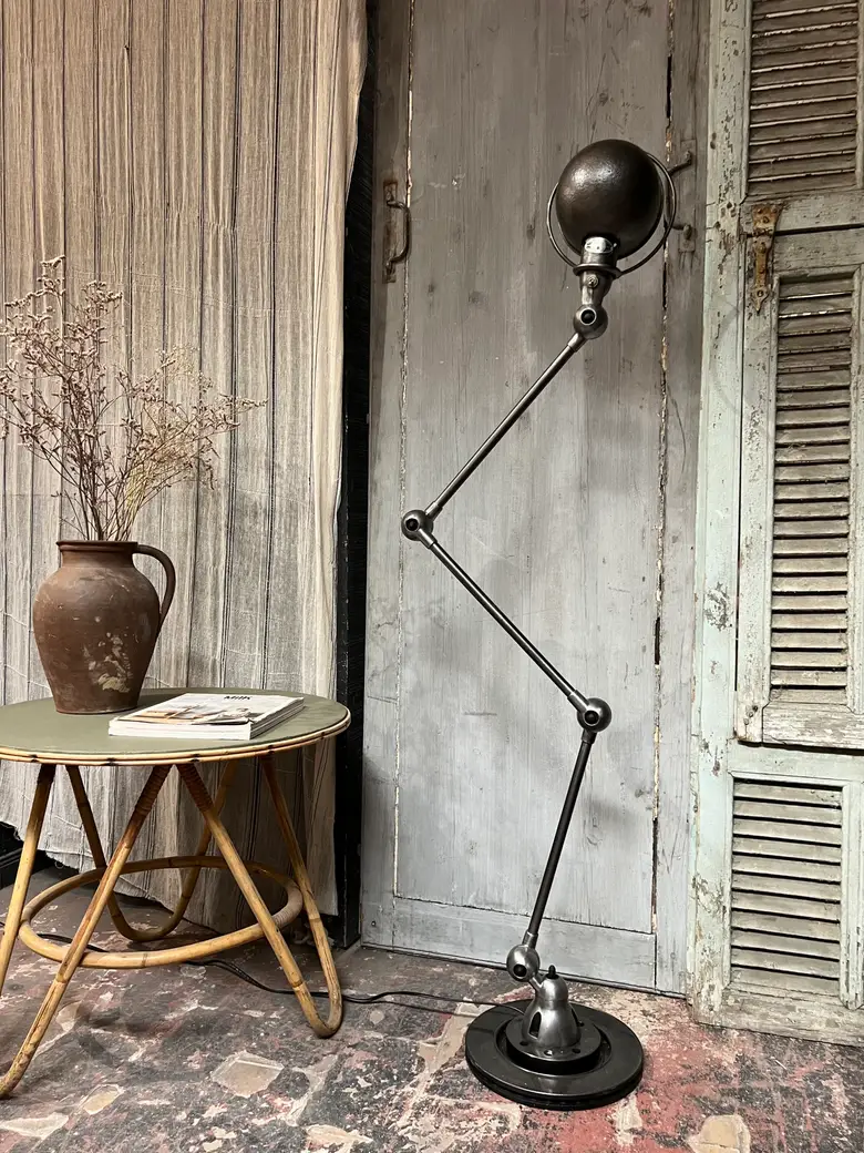Lampadaire d’atelier Jieldé Années 50