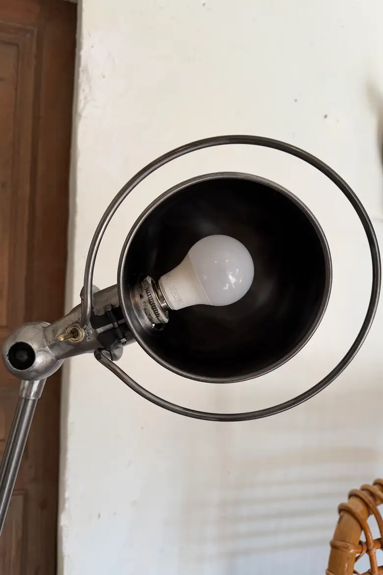 Lampadaire d’atelier Jieldé – Années 50