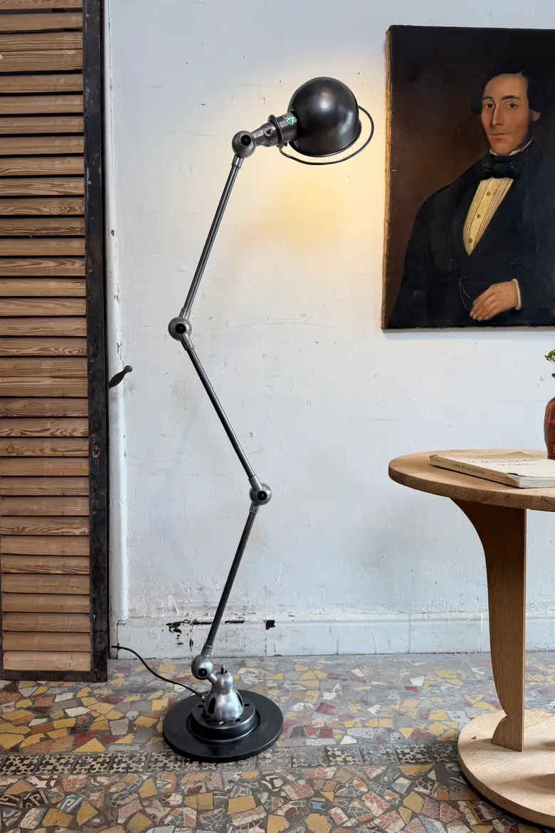 Lampadaire d’atelier Jieldé – Années 50