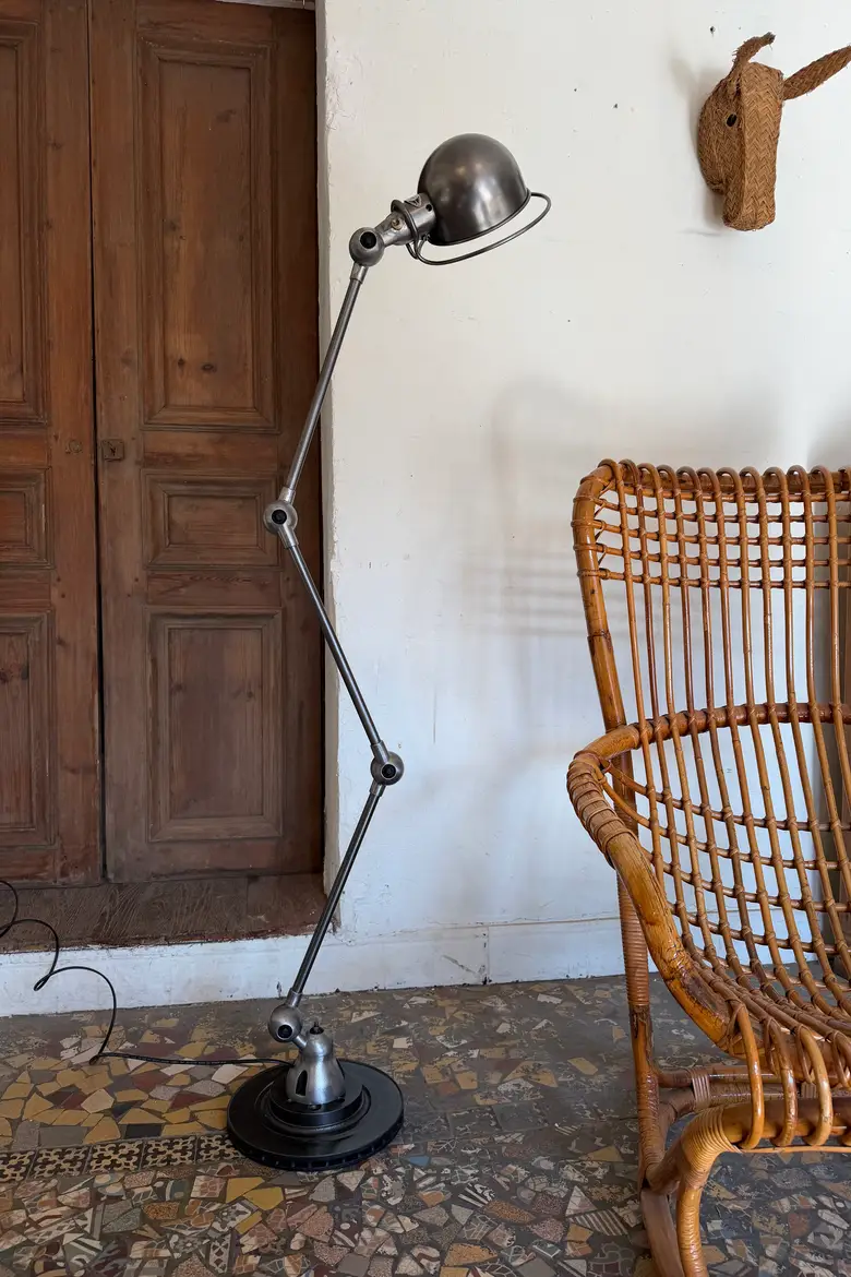 Lampadaire d’atelier Jieldé – Années 50