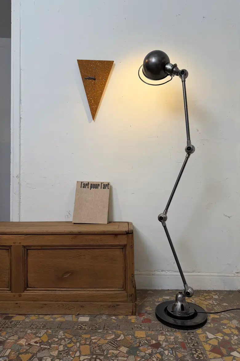 Lampadaire d’atelier Jieldé – Années 50