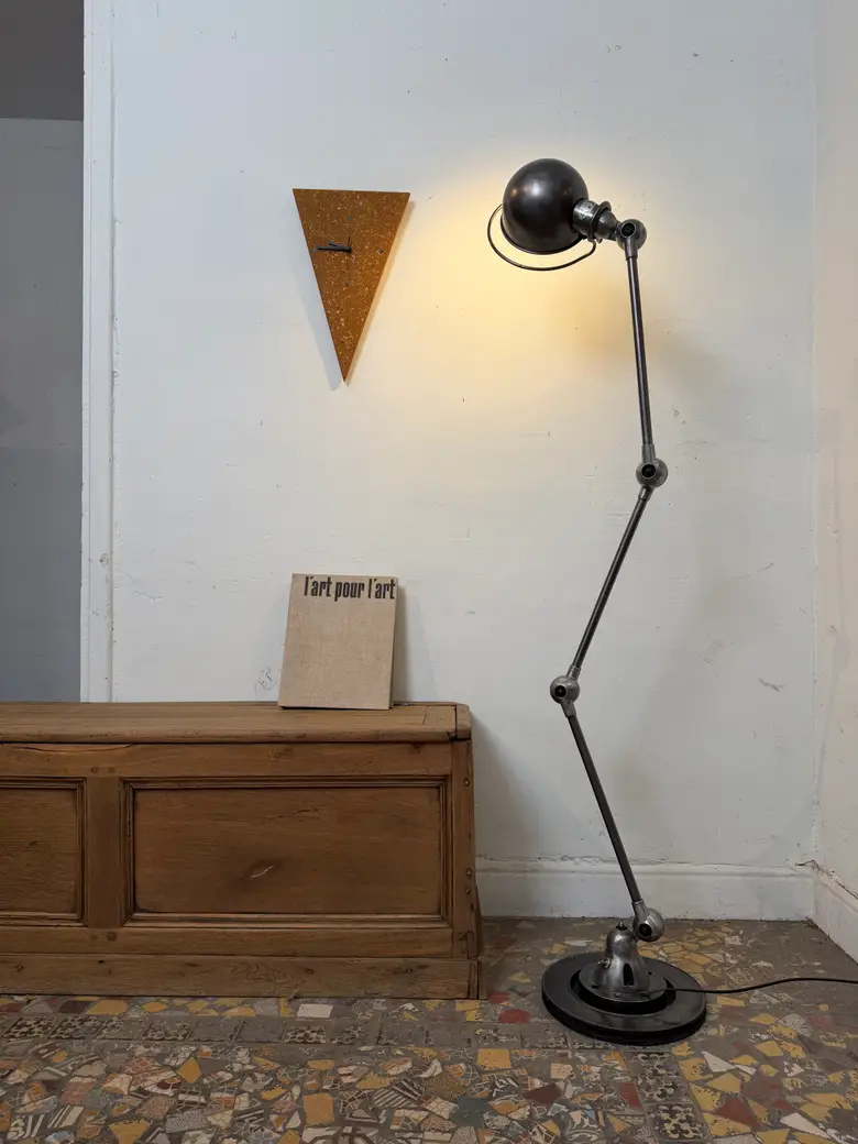 Lampadaire d’atelier Jieldé – Années 50