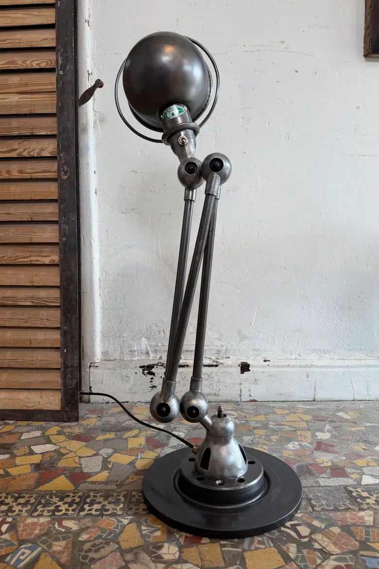 Lampadaire d’atelier Jieldé – Années 50