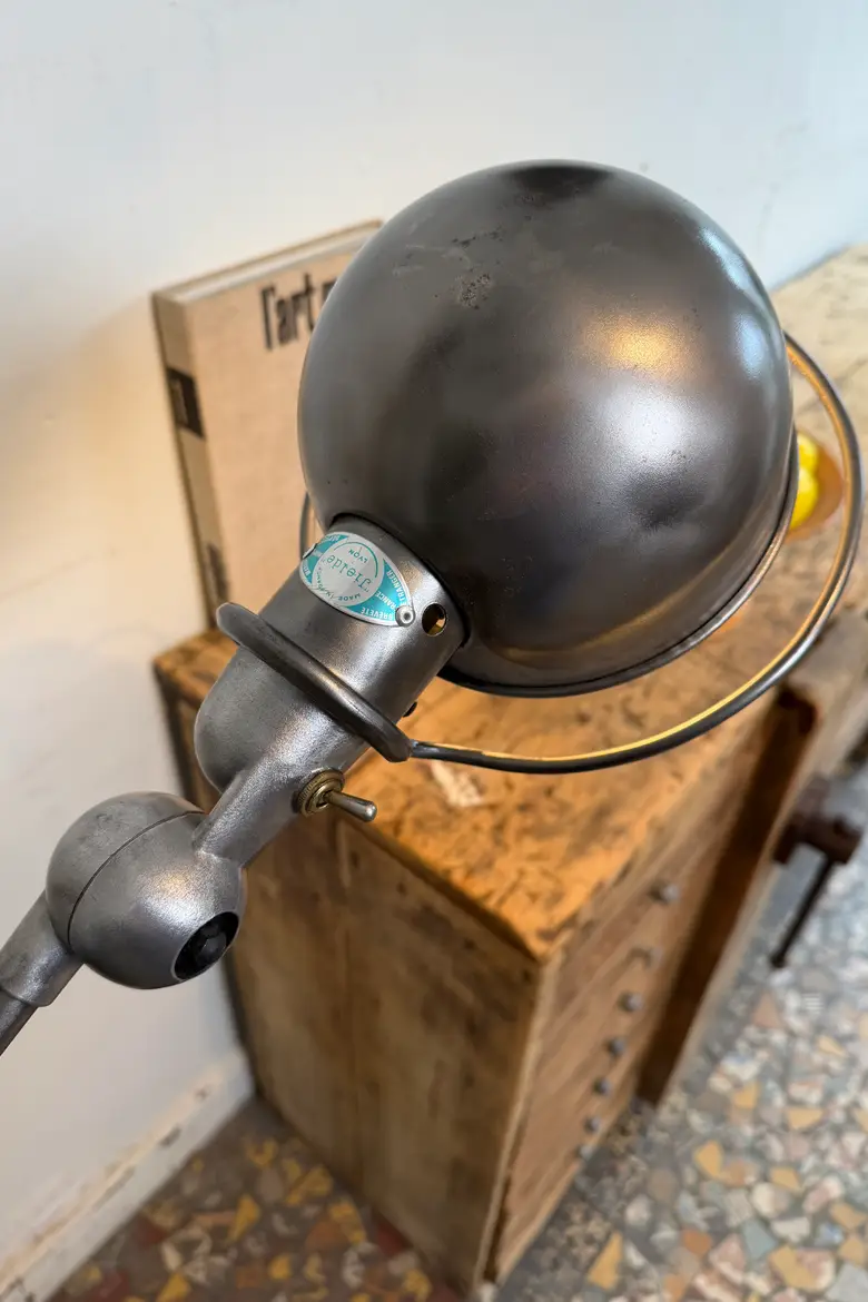 Lampadaire d’atelier Jieldé – Années 50