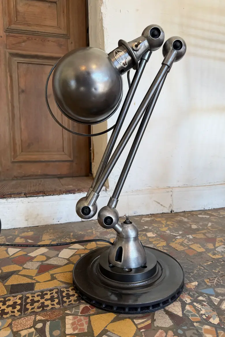 Lampadaire d’atelier Jieldé – Années 50