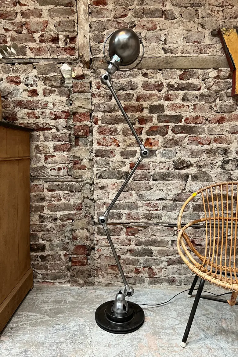 Lampadaire d'usine Jieldé Années 50