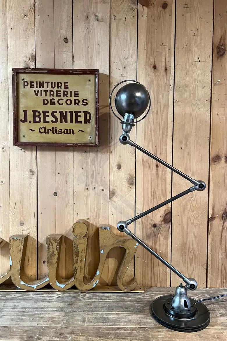Lampadaire d'usine Jieldé Années 50
