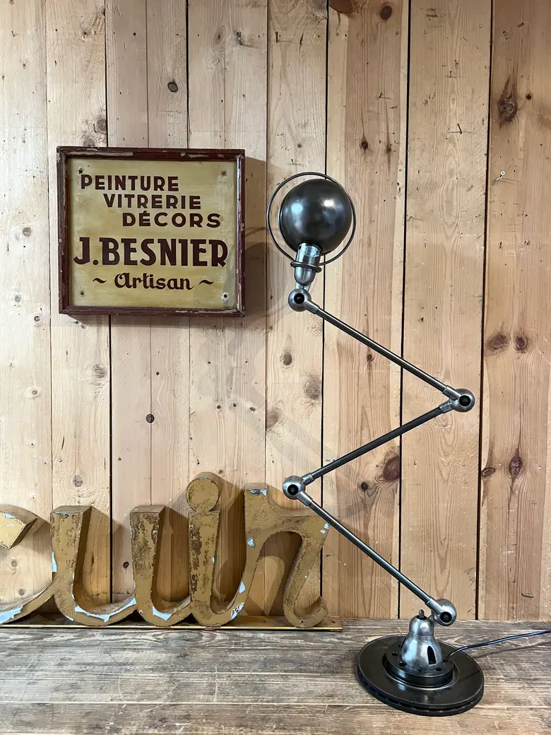 Lampadaire d'usine Jieldé Années 50
