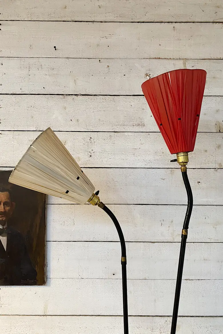 Lampadaire tripode vintage Années 50