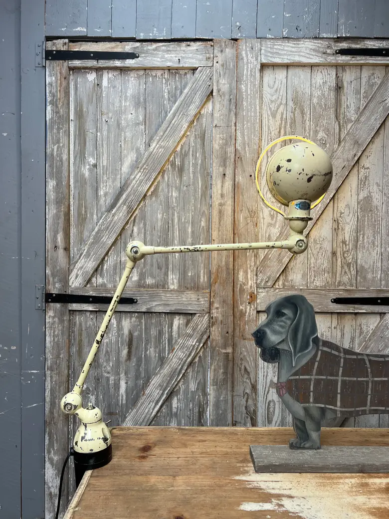 Lampe d’atelier articulée Jieldé – Années 50