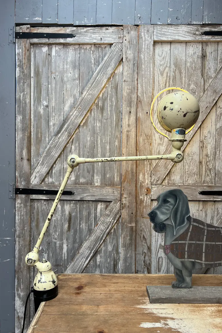 Lampe d’atelier articulée Jieldé – Années 50