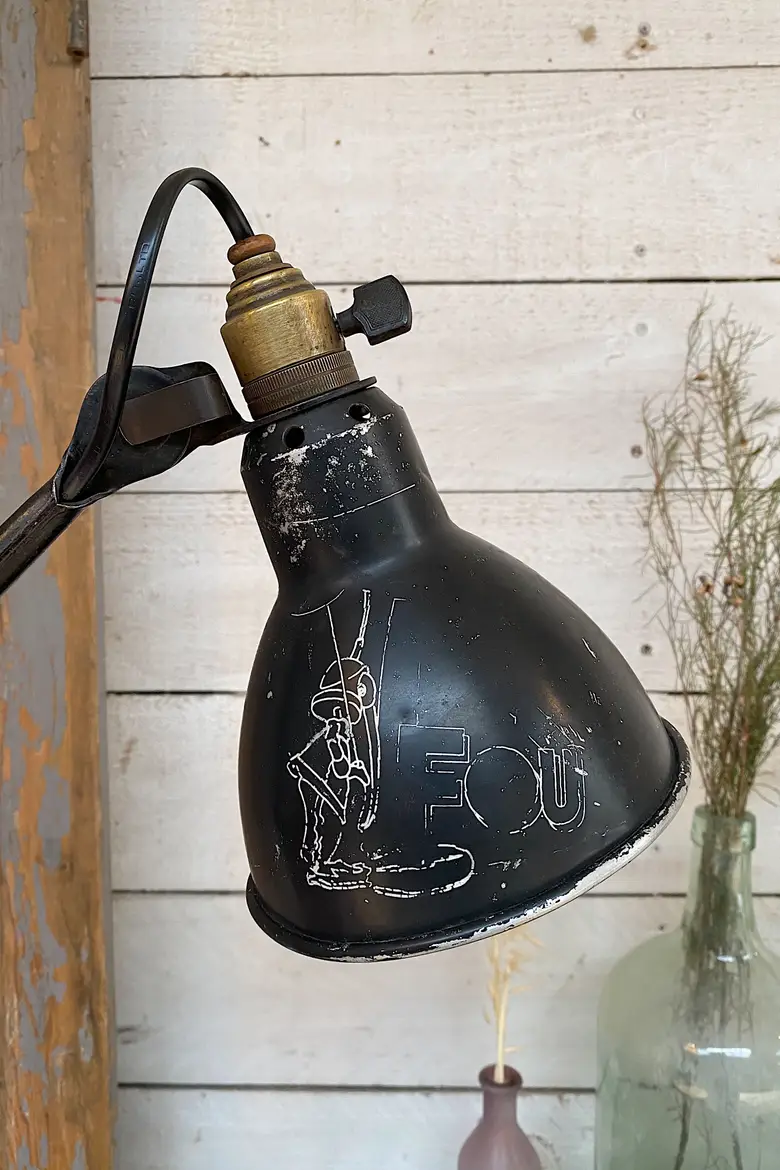 Lampe d’atelier  Gras -Ravel Modèle 204 Années 20-30 — Lampe d’atelier  Gras -Ravel Modèle 204 Années 20-30