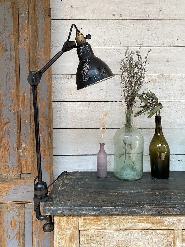 Lampe d’atelier  Gras -Ravel Modèle 204 Années 20-30