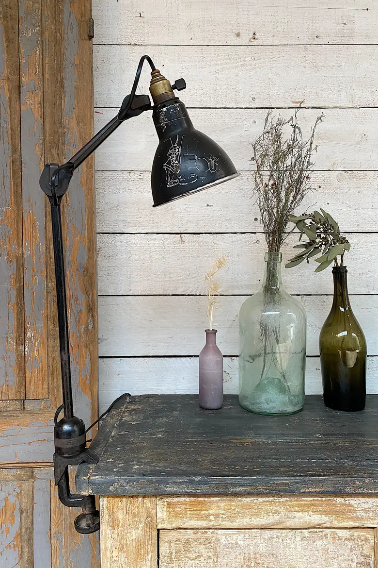Lampe d’atelier  Gras -Ravel Modèle 204 Années 20-30 — Lampe d’atelier  Gras -Ravel Modèle 204 Années 20-30