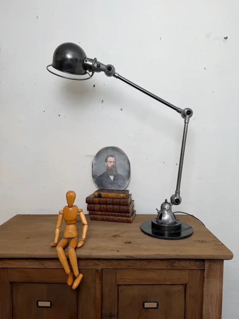 Lampe d’atelier Jieldé — années 50