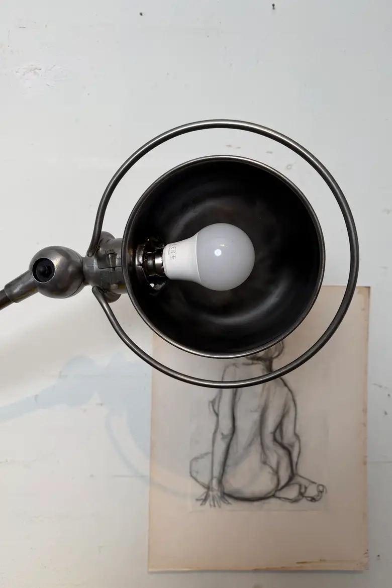 Lampe d’atelier Jieldé – années 50