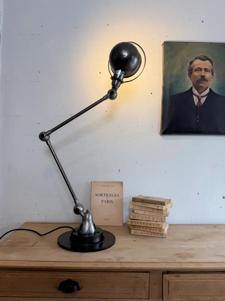 Lampe d’atelier Jieldé — années 50