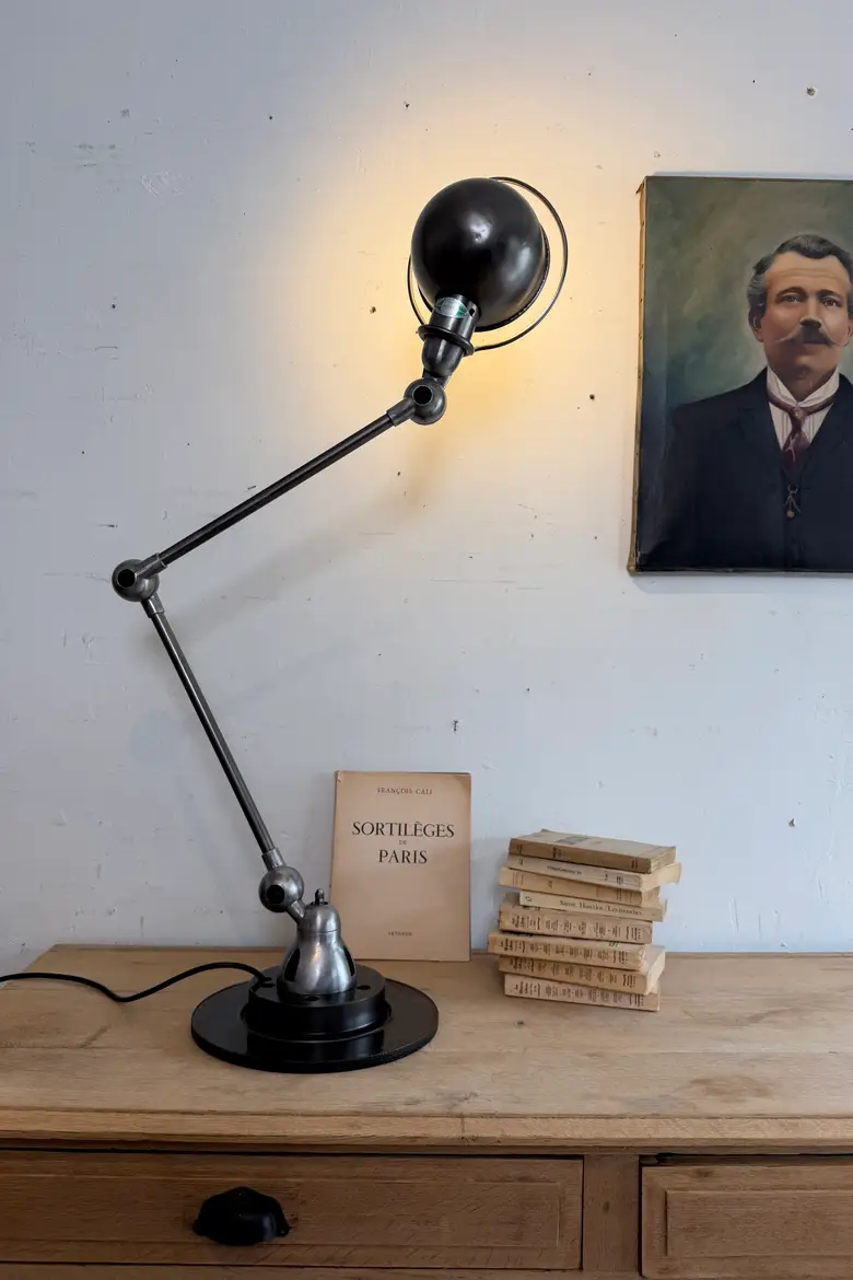 Lampe d’atelier Jieldé — années 50