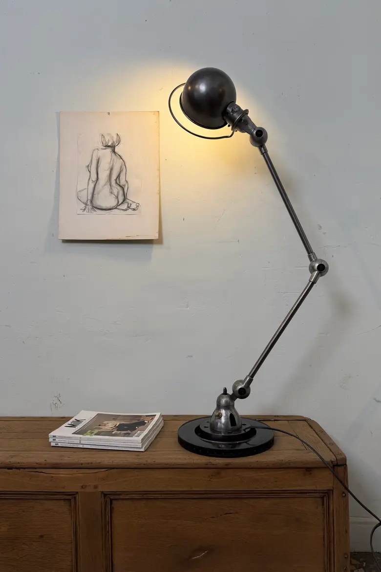 Lampe d’atelier Jieldé — années 50
