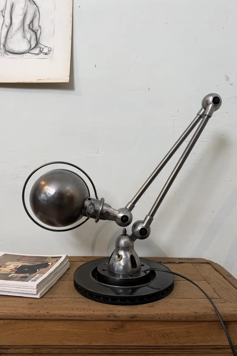 Lampe d’atelier Jieldé — années 50