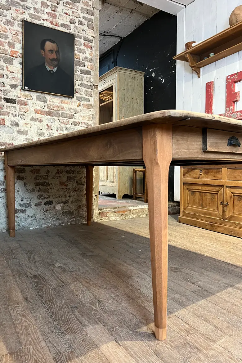 Large table en chêne Début XXème