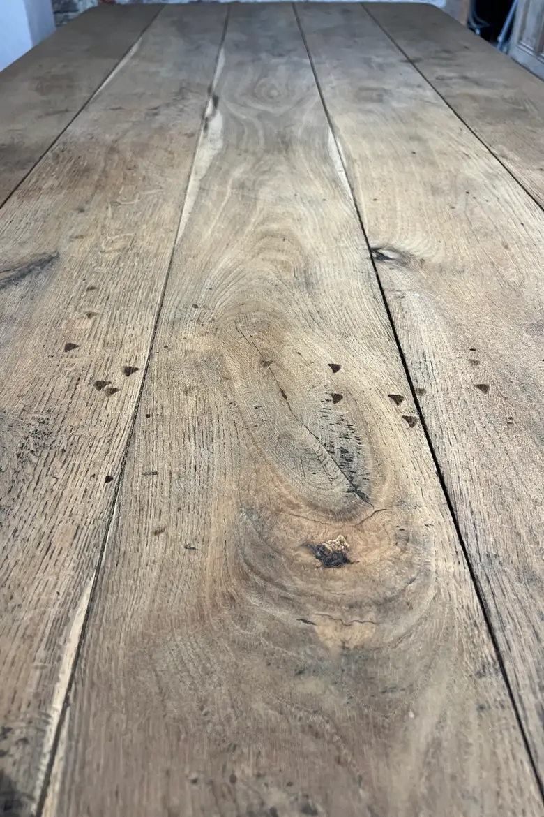 Large table en chêne Début XXème