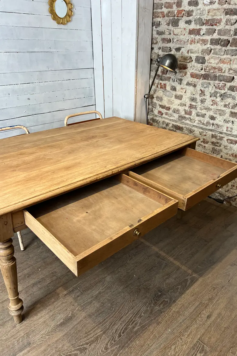 Large table en chêne