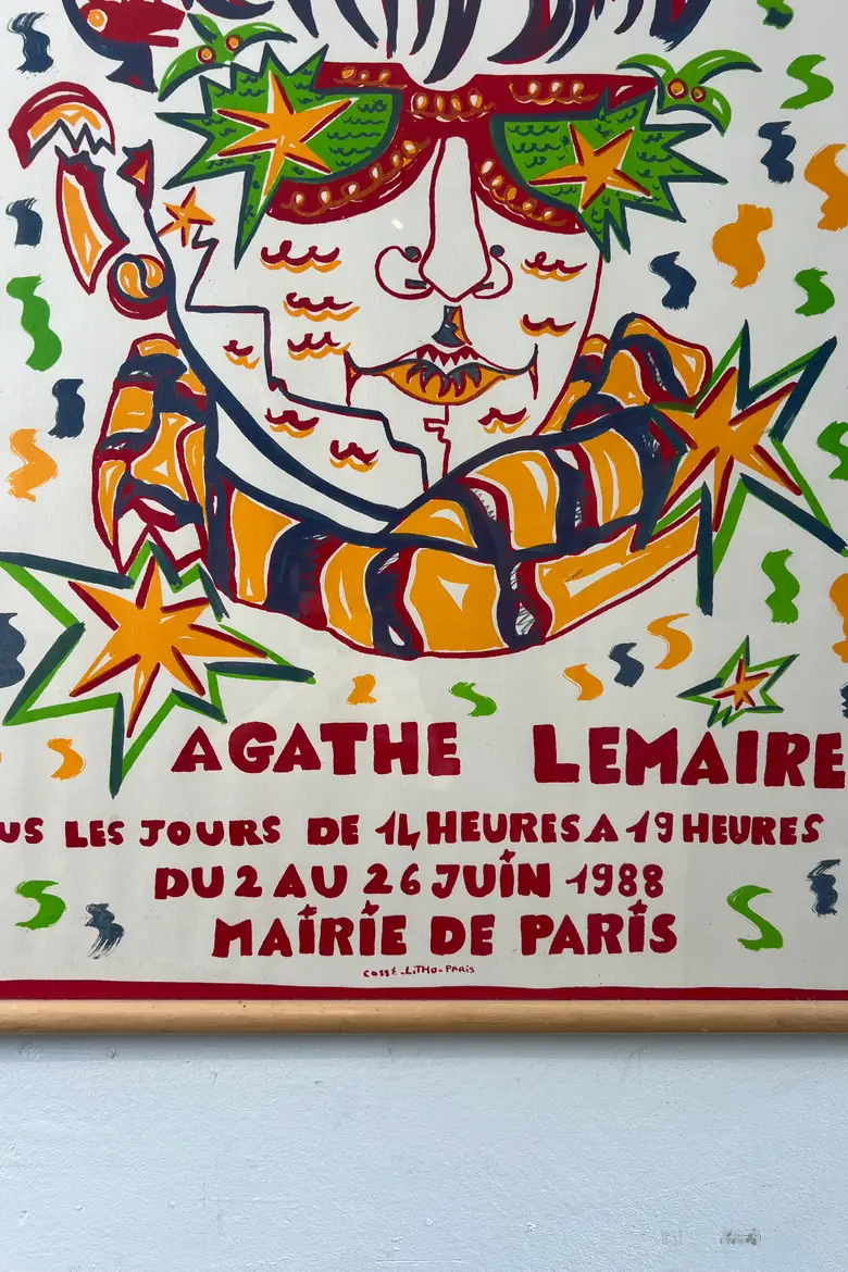 Lithographie vintage – Années 80