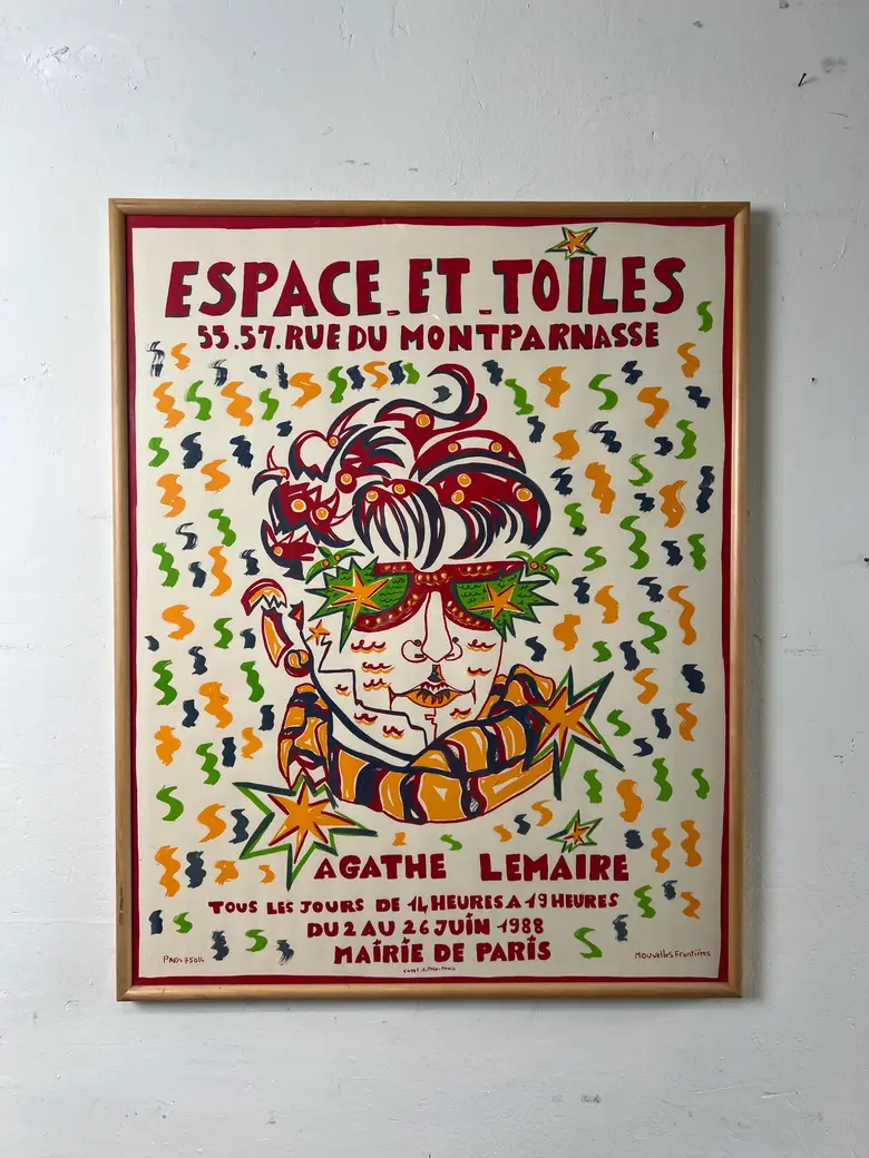 Lithographie vintage – Années 80