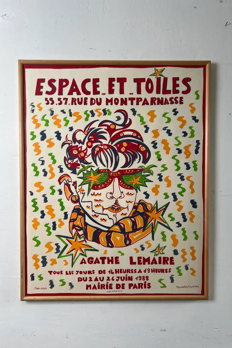 Lithographie vintage – Années 80