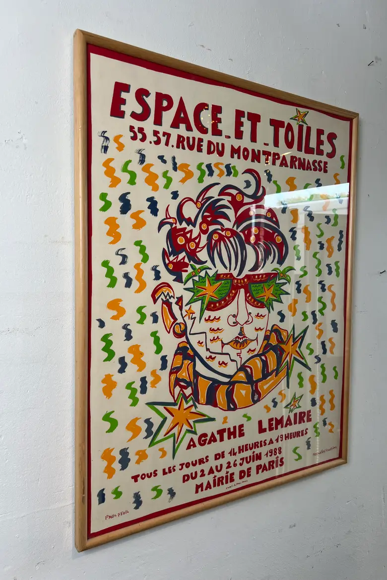 Lithographie vintage – Années 80