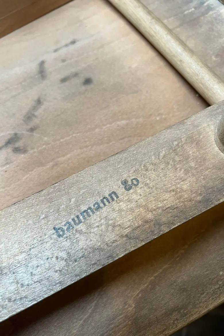 Lot de 6 chaises de bistrot Baumann Années 60