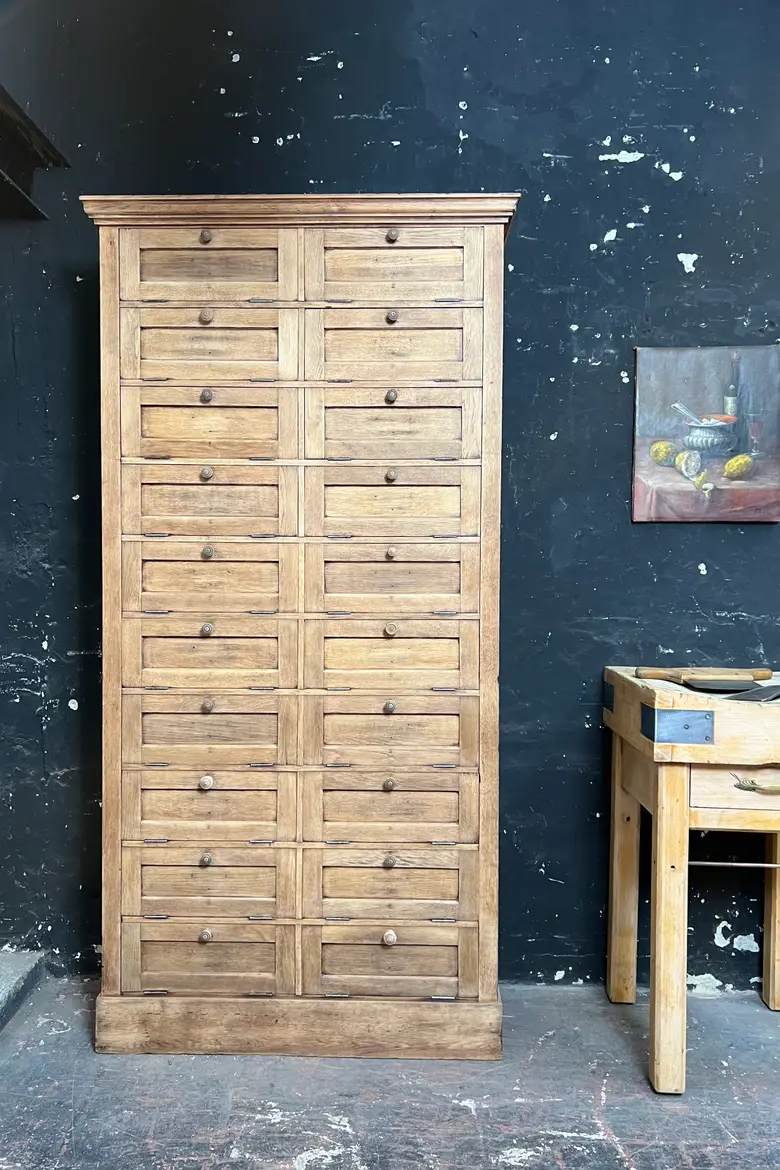 Meuble à clapets en chêne