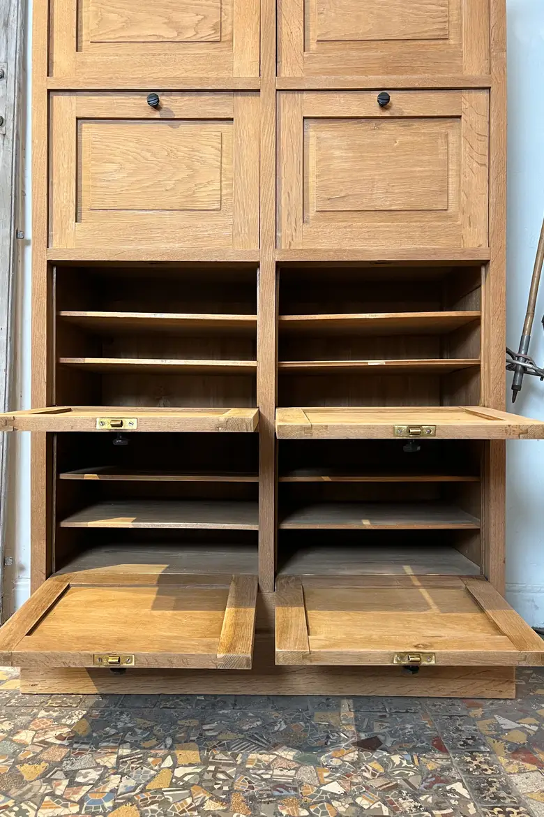 Meuble à clapets en chêne Début XXème