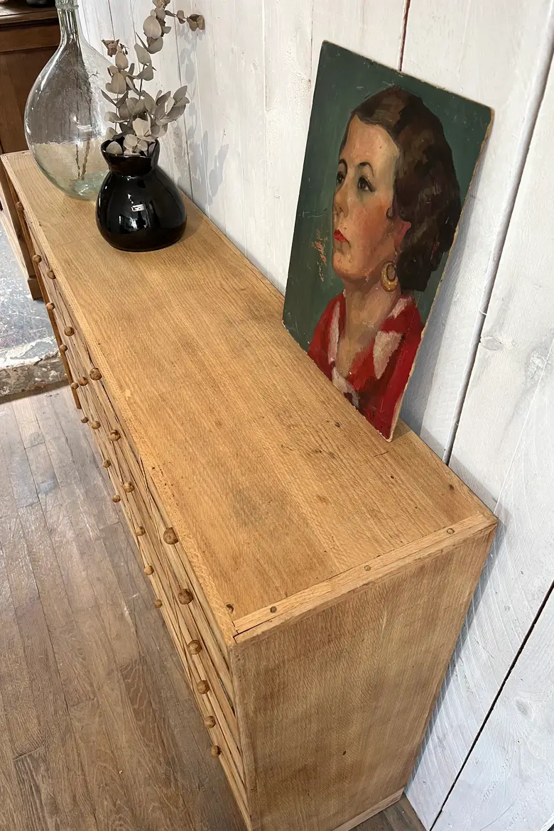 Meuble à clapets en chêne Début XXème