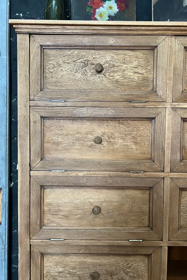 Meuble à clapets en chêne Début XXème