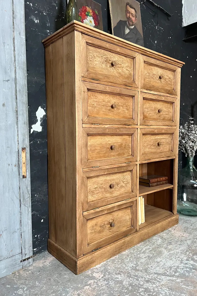 Meuble à clapets en chêne Début XXème