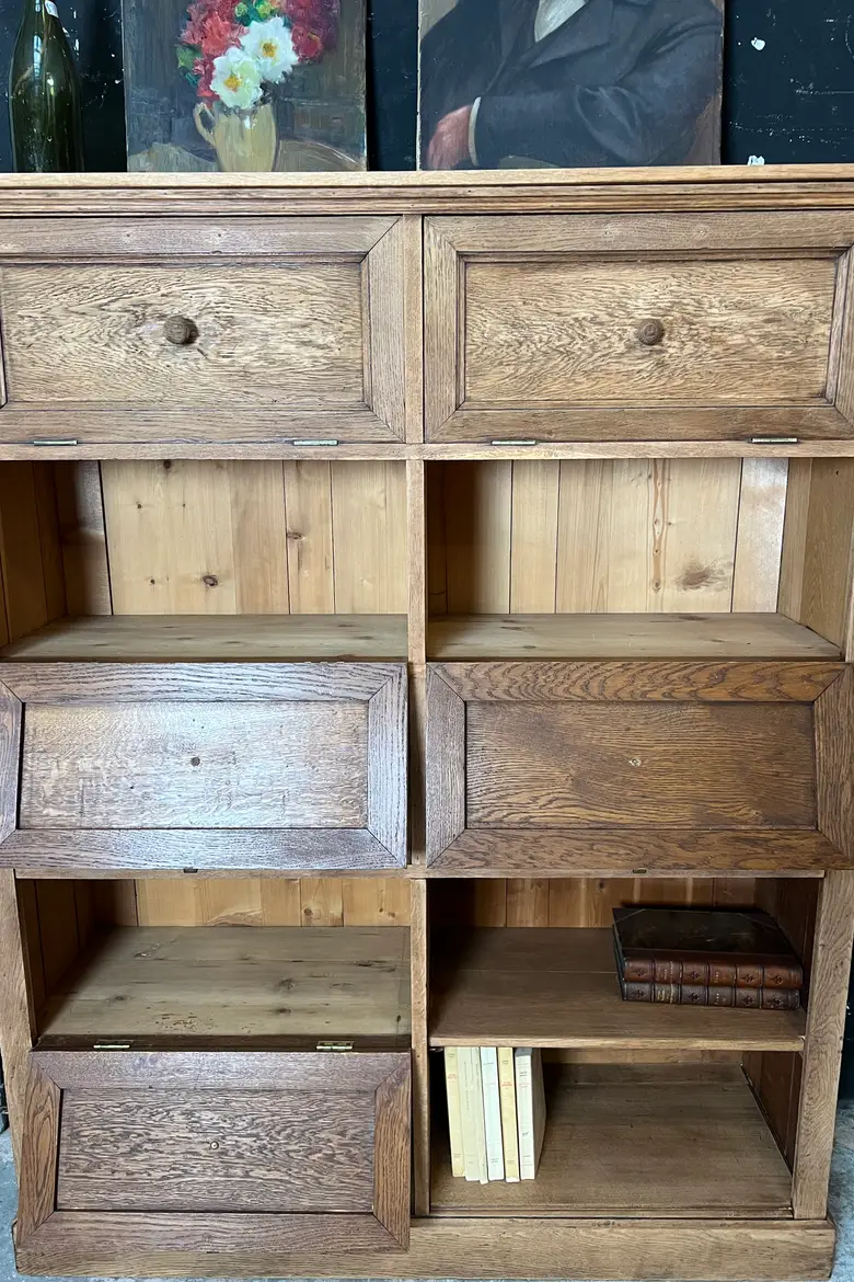 Meuble à clapets en chêne Début XXème