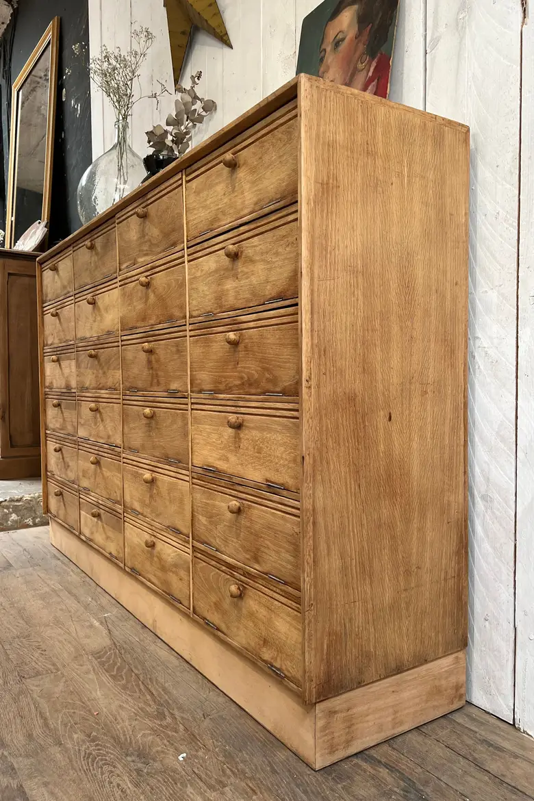 Meuble à clapets en chêne Début XXème