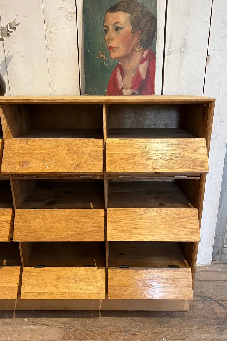 Meuble à clapets en chêne Début XXème