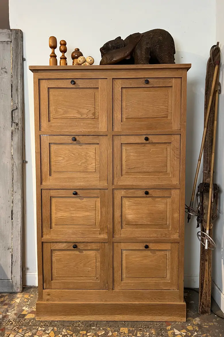 Meuble à clapets en chêne Début XXème