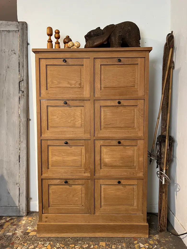 Meuble à clapets en chêne Début XXème