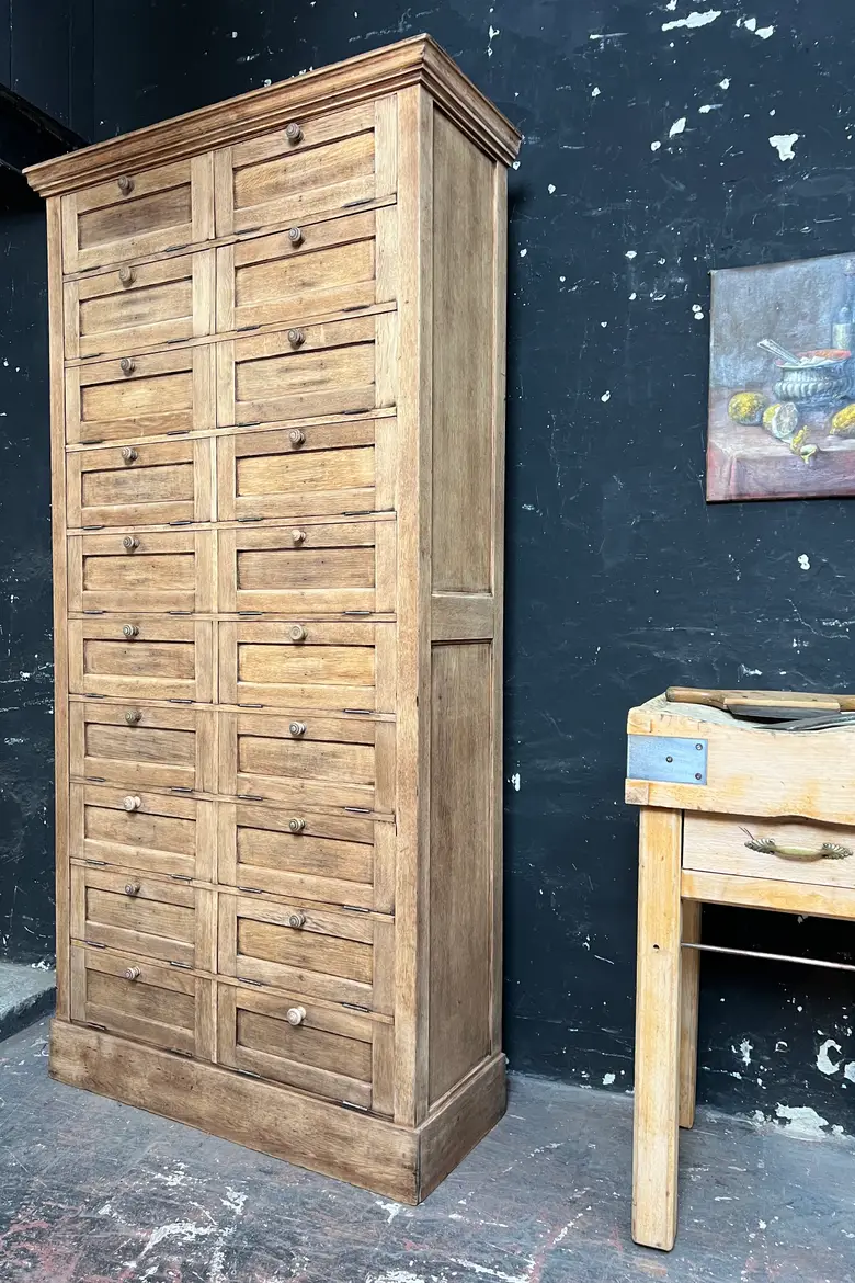 Meuble à clapets en chêne