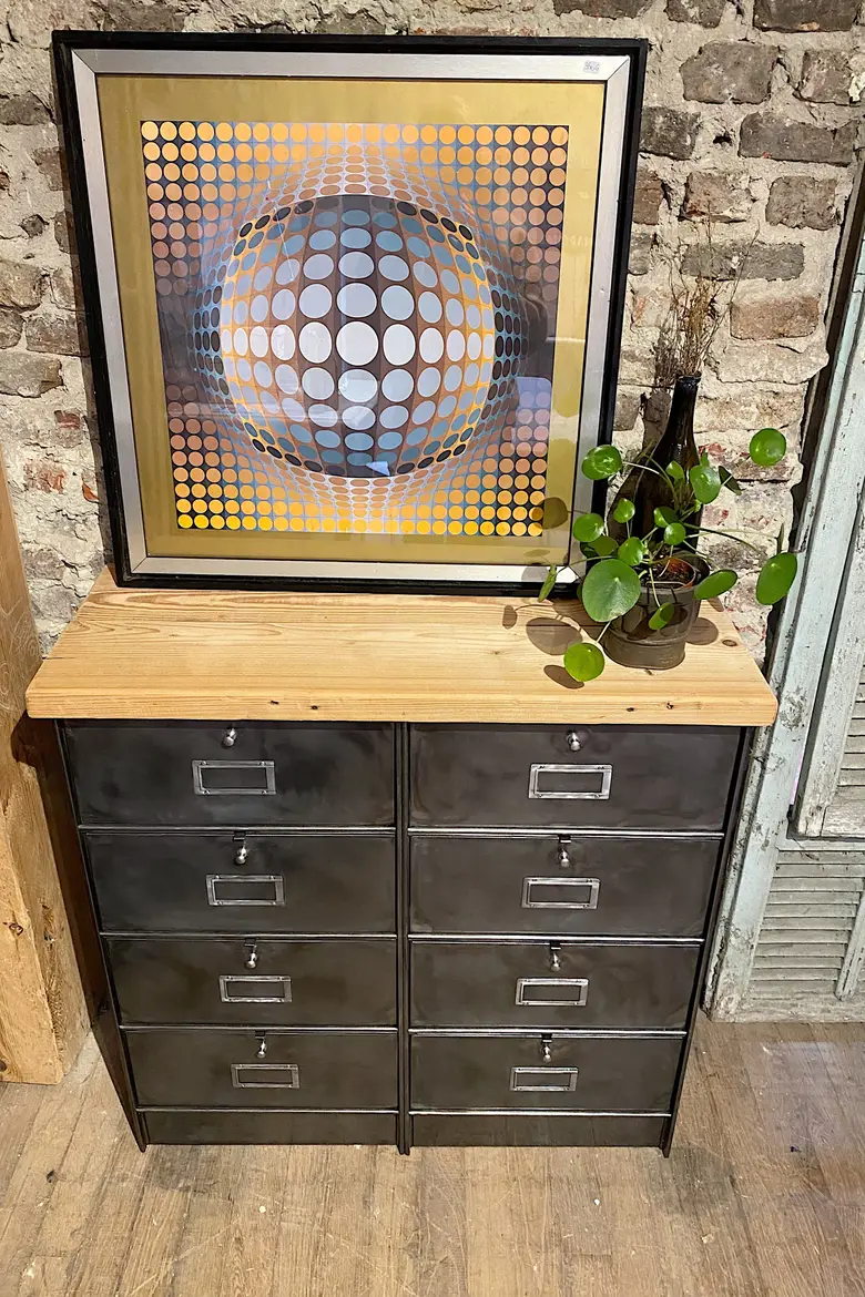 Meuble à clapets Ronéo Années 50
