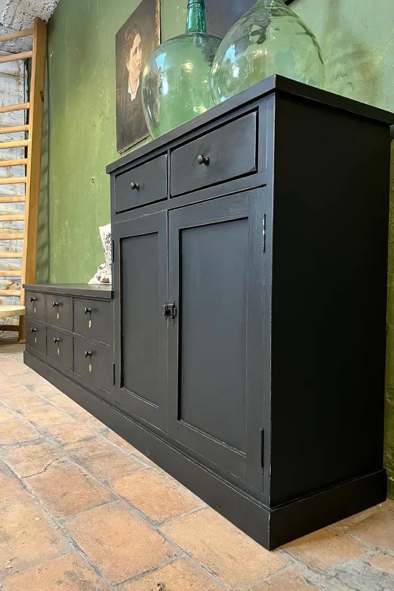 Meuble banc asymétrique