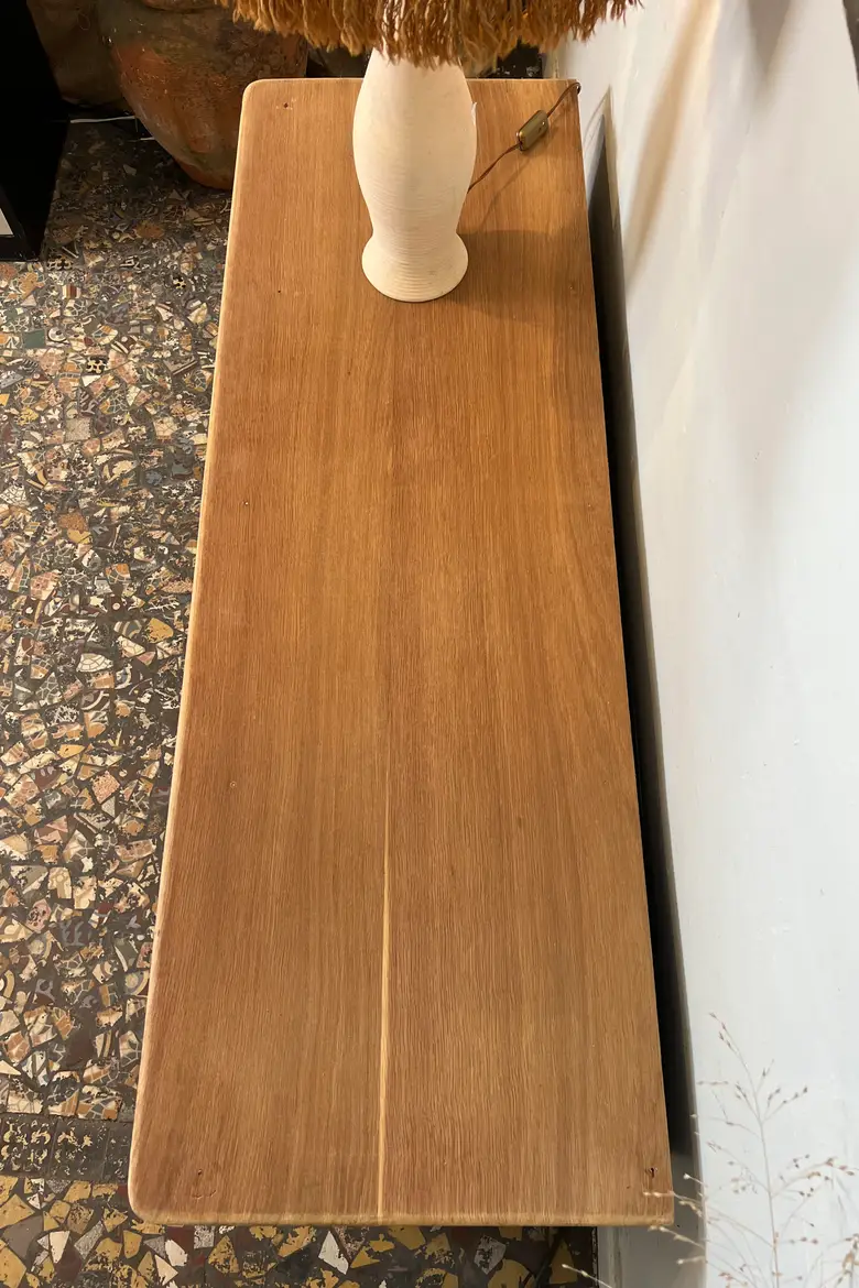 Meuble bas à tiroirs en chêne