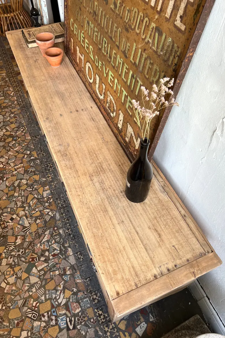 Meuble bas à tiroirs en hêtre Début XXème