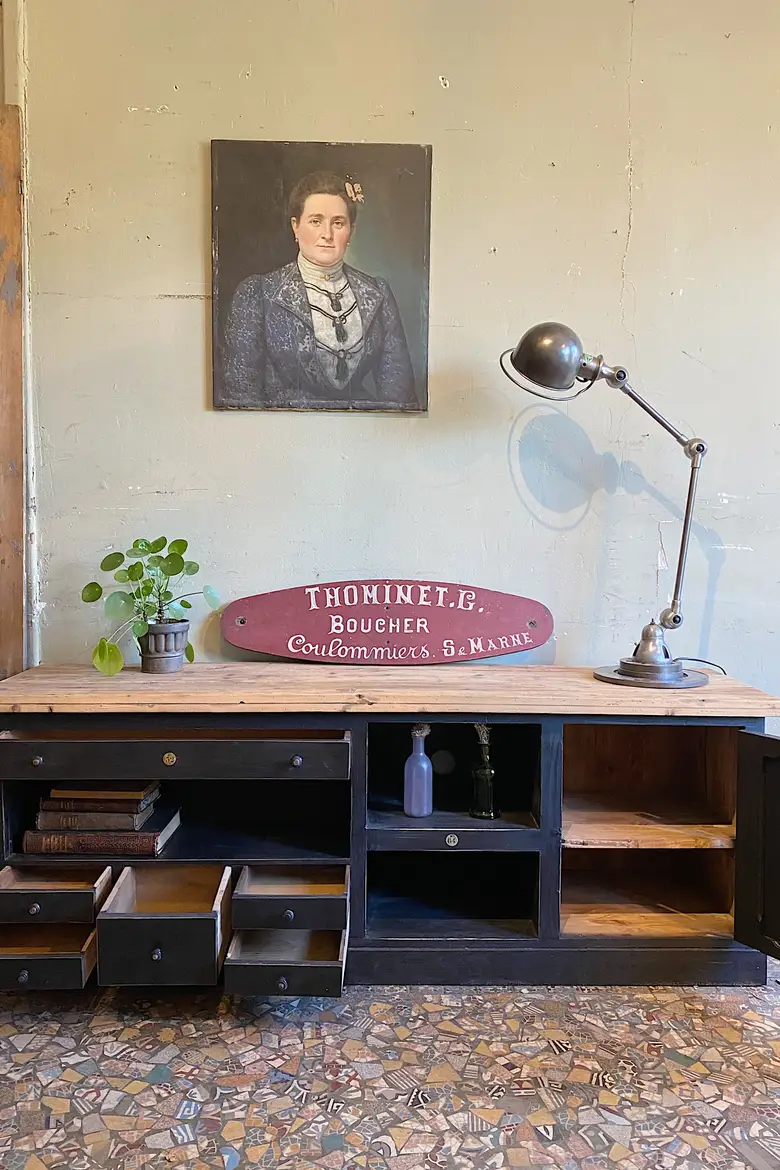 Meuble bas d’atelier Début XXème