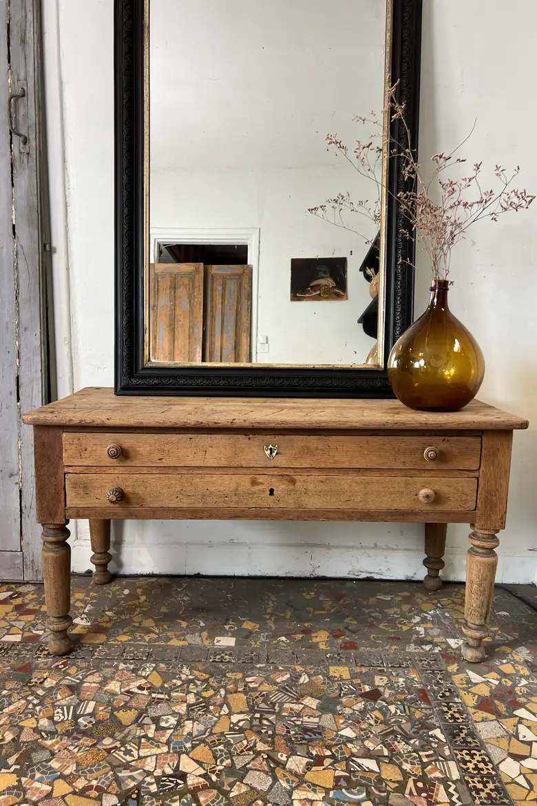 Meuble bas en chêne 19ème