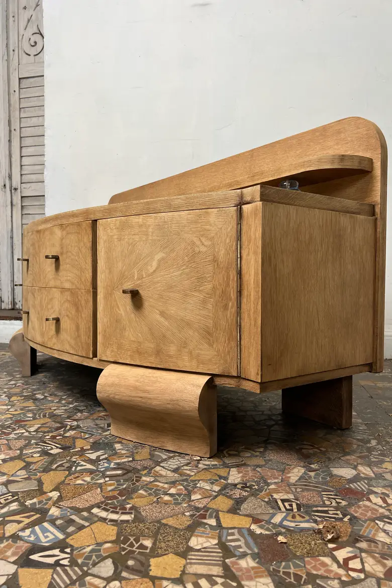 Meuble bas en chêne - Art déco